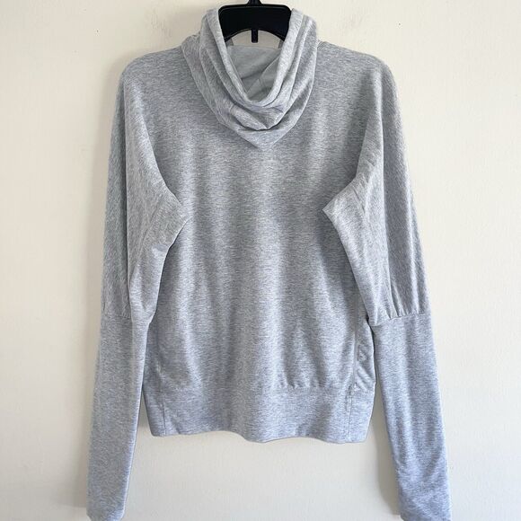 Nike Knit Track Jacket Size S Hooded Thumb Hole Pockets Full Zip Lightweigth - Picture 5 of 12